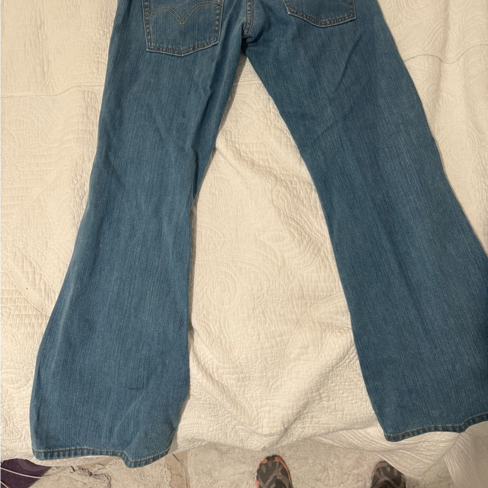 Levi's Blue Boot Cut Jeans Classic Style